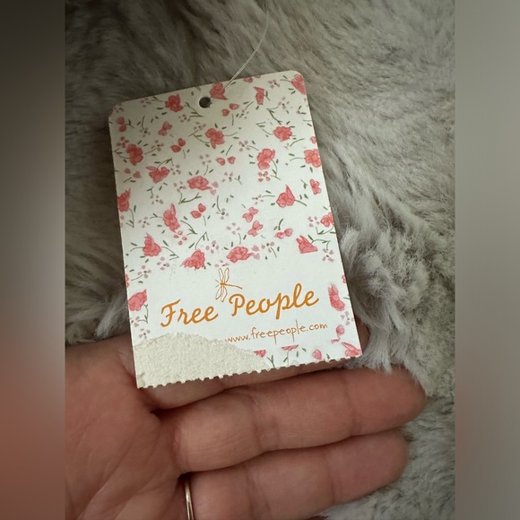 NWT Free People Buttermilk Biscuit Cardigan side large mushroom brown - Picture 7 of 7